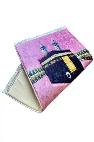 3 sm qalin g'ovakli yumshoq joynamoz tizza og'rig'ini oldini oladi sep uchun sovg'a namozlik katlanadigan (70X120SM)-PUSHTI TILLA KA'BA - 5