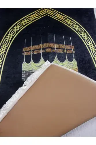 3 sm qalinlikdagi g‘ovakli yumshoq joynamoz tizza og‘rig‘ini kamaytiradi, sep uchun sovg‘a, namozlik, buklanadigan - QORA HOSHIYALI KA’BA - 8