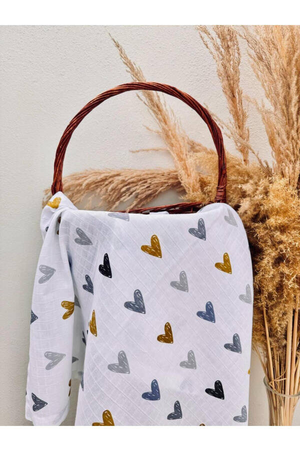 3 шт. 100% органический муслиновый хлопок, многоцелевое одеяло 80х80 см, для новорожденных - 2