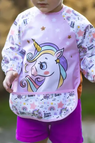 3 шт. Непромокаемый слюнявчик Unicorn Swan Bear для кормления ребенка 0-3 лет - DUBI BABY (1)