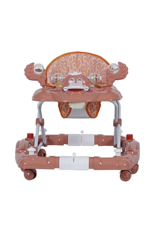 3 Stage Musical Horse Walker with Ant-Themed Food Tray and Rattle Toys to Capture Baby's Attention - 5