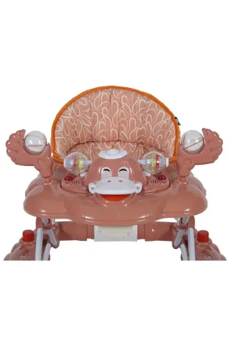3 Stage Musical Horse Walker with Ant-Themed Food Tray and Rattle Toys to Capture Baby's Attention - 6