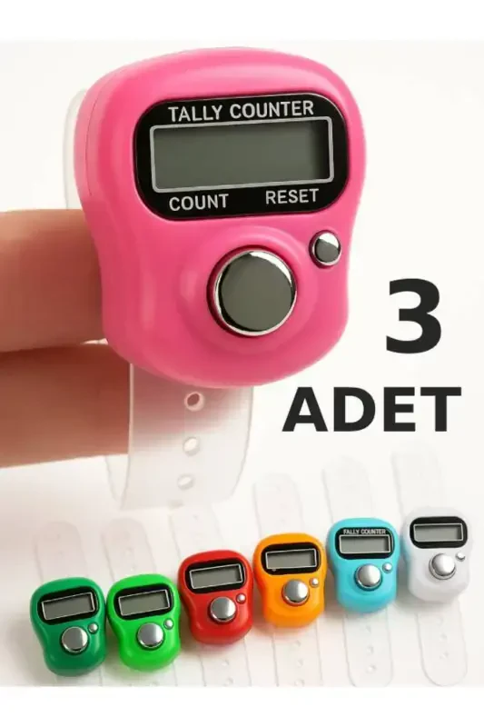 3 штуки Кольца для Счета Молитв - Четки, Счетчик Салаватов и Зикров - NISTABOLJE