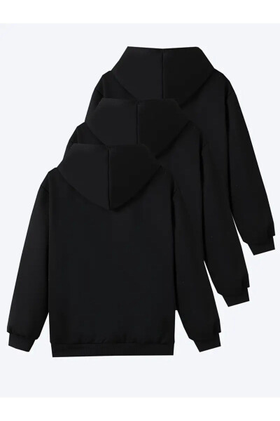 3 ta ADVANTAGE to'plami Qiz-o'g'il bolalar uchun BOSILMAGAN Kaputli ko'ylagi ( YANGI MAHSULOT ) - 4