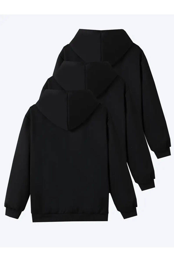 3 ta ADVANTAGE to'plami Qiz-o'g'il bolalar uchun BOSILMAGAN Kaputli ko'ylagi ( YANGI MAHSULOT ) - 4