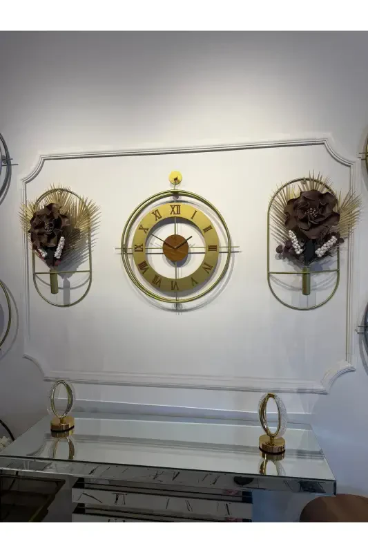 3-х часовой набор Romera Classic Exclusive, современные декоративные металлические настенные часы - 6