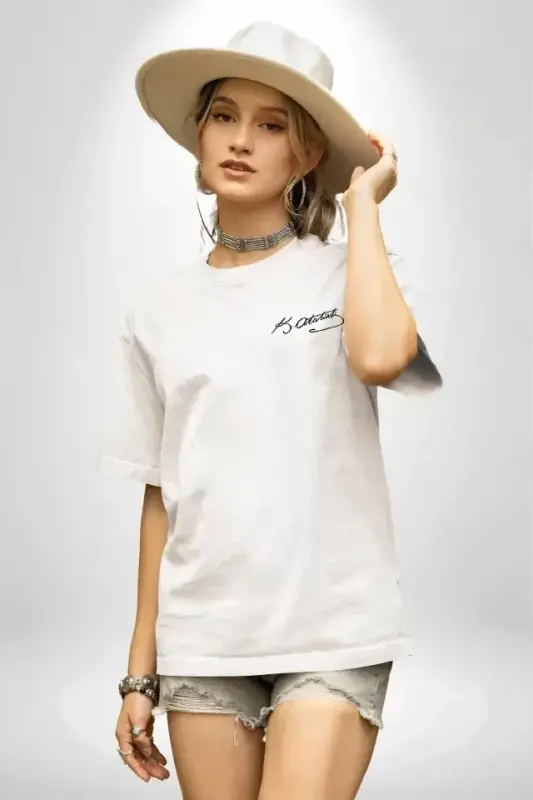 30 Avgust Unisex Bosma T-shirt - Oq - BÜYÜKBEDENIZ