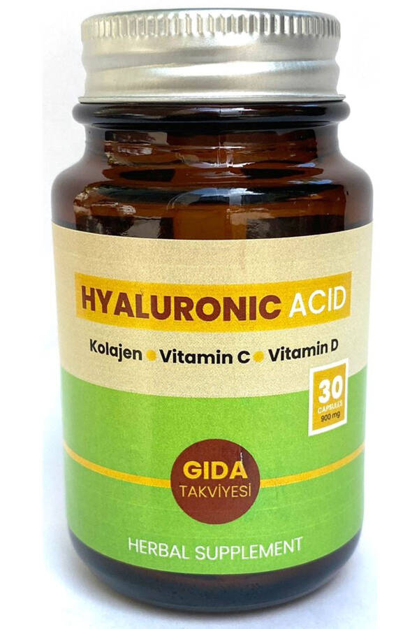 30 Capsules with Hyaluronic Acid, Collagen, Vitamin D and Vitamin C - 3