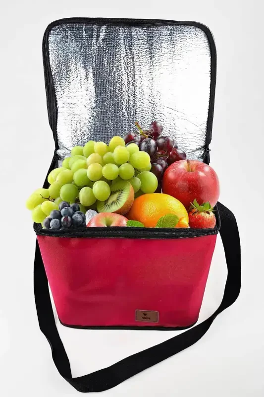 30 Lt. Red Thermal Thermos Cooler Bag - 1 Piece Ice Pack Gift-Red - WOYS