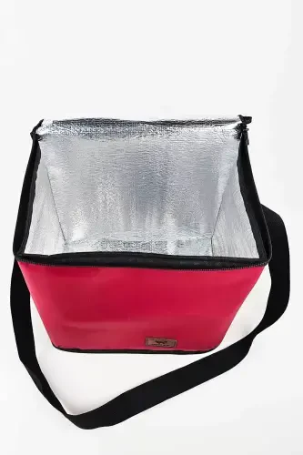 30 Lt. Red Thermal Thermos Cooler Bag - 1 Piece Ice Pack Gift-Red - 3