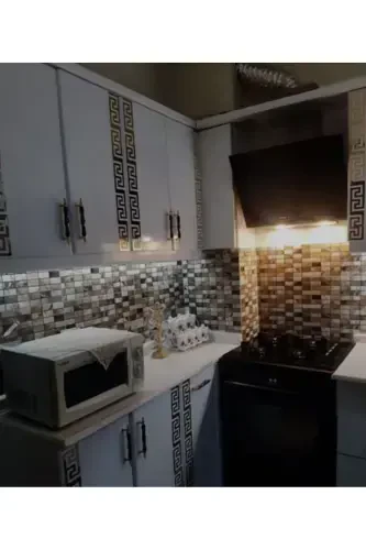 30 Pieces 9x9cm Plexi Labyrinth Border Gold- Wall Decor-Gold - 4