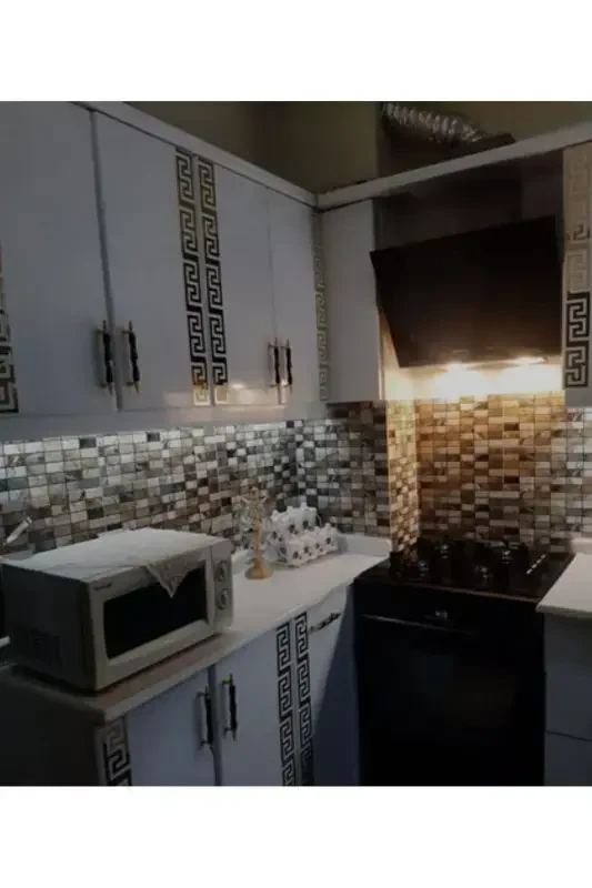 30 Pieces 9x9cm Plexi Labyrinth Border Gold- Wall Decor-Gold - 4