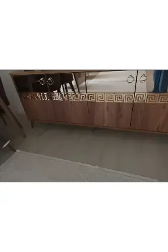 30 Pieces 9x9cm Plexi Labyrinth Border Gold- Wall Decor-Gold - 5