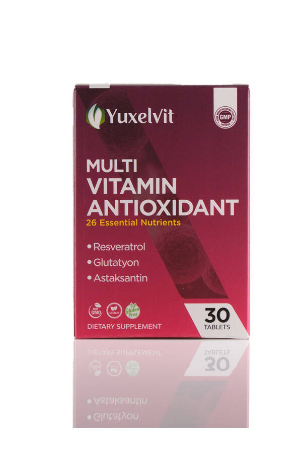 30 ta Resveratrol Glutatyonli Ko'pvitaminli Antioksidant - 1