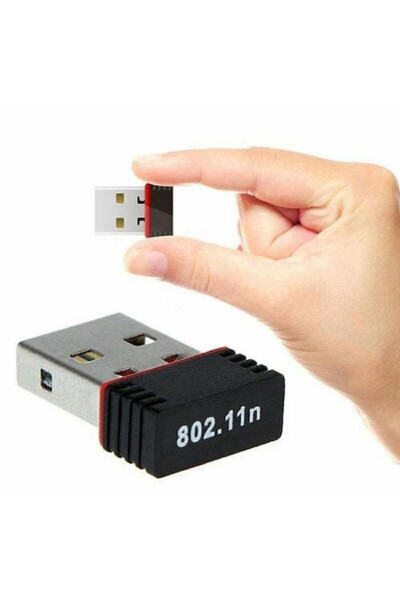 300 Mbps Nano Mini Internet Adapter Simsiz Tarmoq Wifi Qabul Qiluvchi Usb - 4