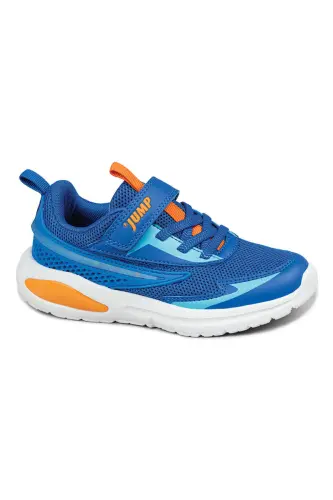 30007 Ko'k - To'q sariq Erkak Bolalar Sneaker Kundalik Sport Poyafzal 