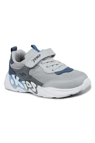30013 Gri Üniseks Çocuk Sneaker Günlük Spor Ayakkabı - Gri - 7