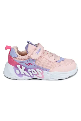 30013 Pembe - Lila Qiz Bola Sneaker Kundalik Sport Oyoq Kiyimi-Pembe - 6