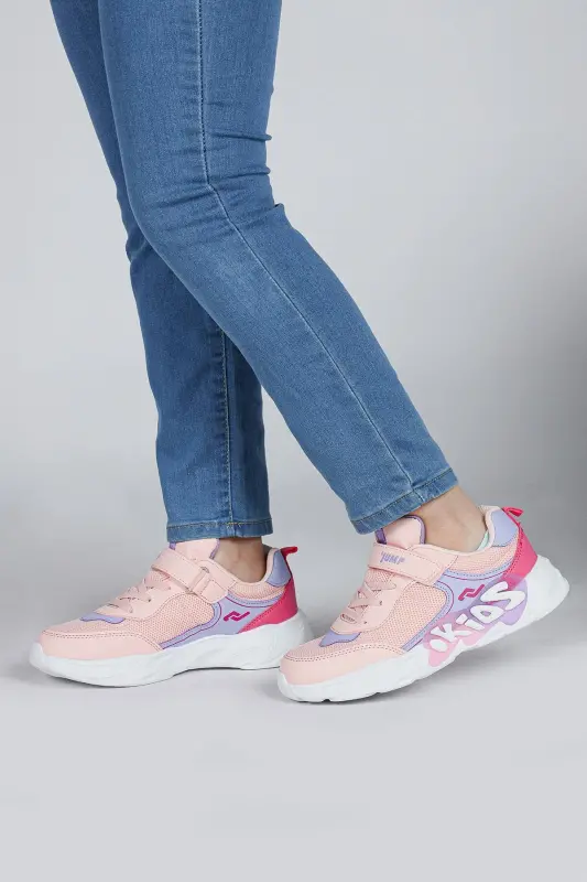 30013 Pembe - Lila Qiz Bola Sneaker Kundalik Sport Oyoq Kiyimi-Pembe - 5