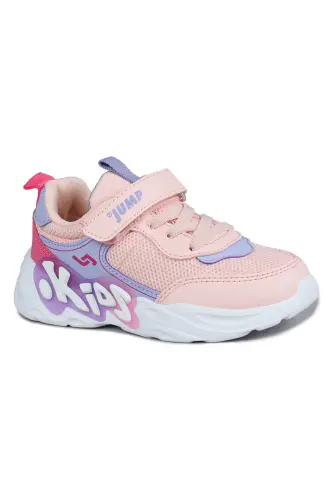 30013 Pink - Lilac Girls' Sneaker Daily Sports Shoes-Pink - 7