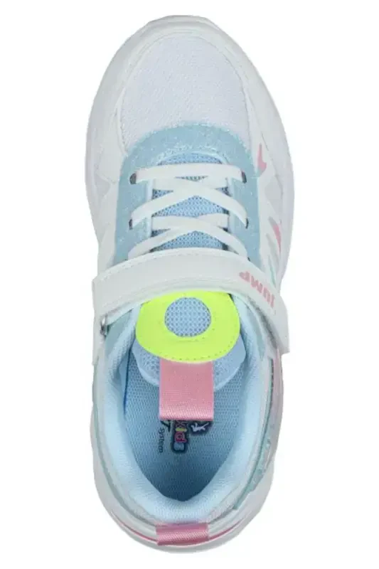 30053 Oq - Pushti Qiz Bolalar Sneaker Kundalik Sport Poyafzali - 3