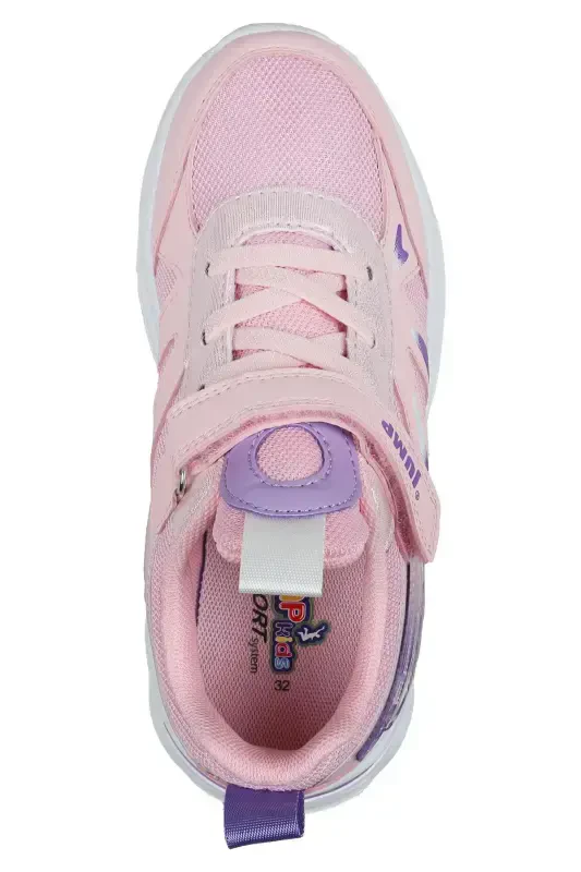 30053 Pink - Purple Girls Sneaker Daily Sports Shoes-Pink - 8