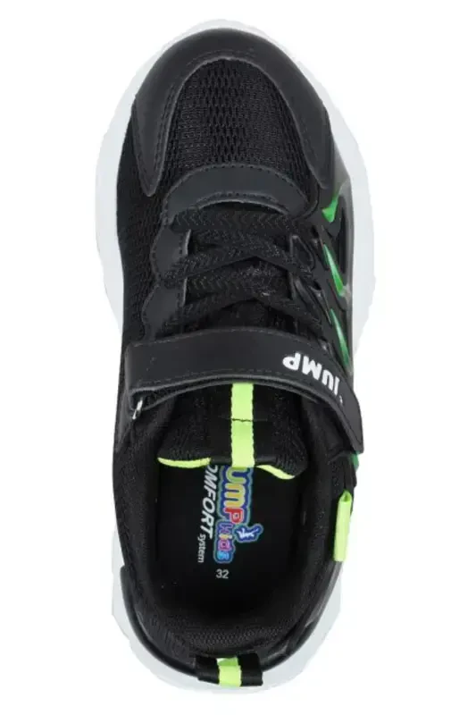 30054 Unisex Children's Sneaker Daily Sports Shoes BLACK-Black - 8