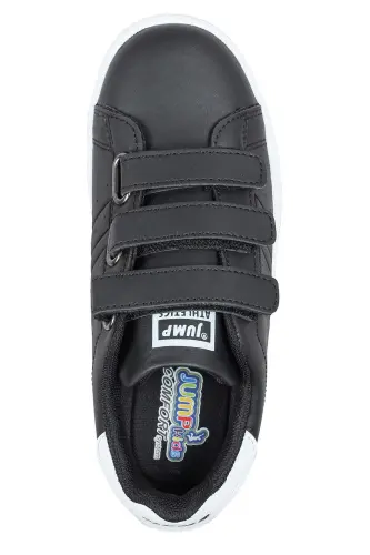 30110 Black Velcro Unisex Child Sneaker Daily Sports Shoe-Black - 8