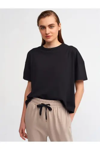 30123 Oversize T-Shirt - Black - 7