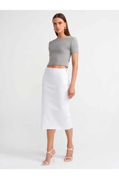 30124 Crop T-shirt - Grey - 7