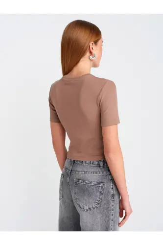 30124 Crop T-Shirt-Vizon - Vizon - DILVIN (1)