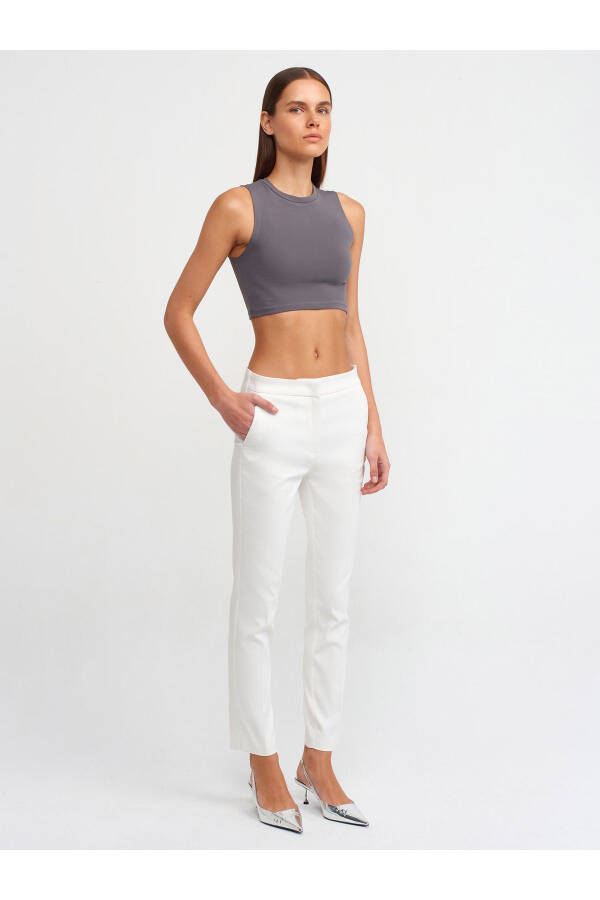 30125 Crop Top-Anthracite - 3