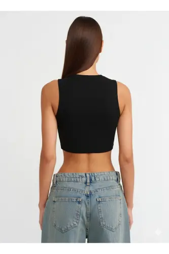 30125 Crop Top_BLACK - BLACK - 6
