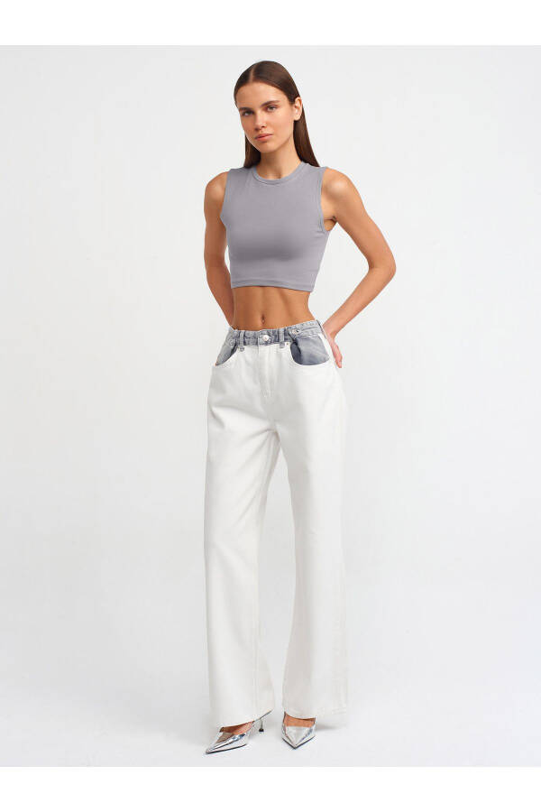 30125 Crop Top - Grey - 3