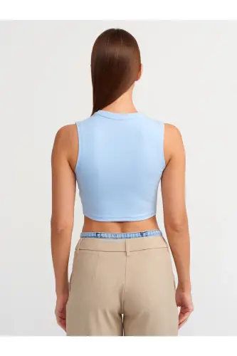 30125 Crop Top-Mavi-Mavi - DILVIN (1)