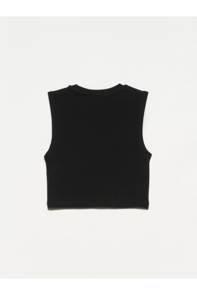 30125 Crop Top-siyah - Siyah - 3