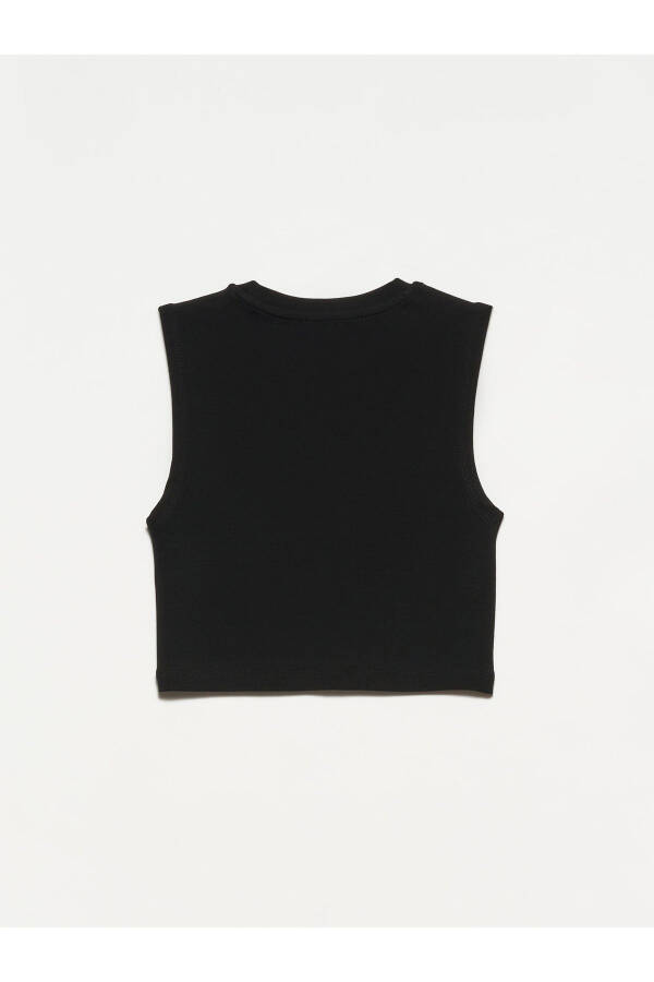 30125 Crop Top-siyah - Siyah - 3