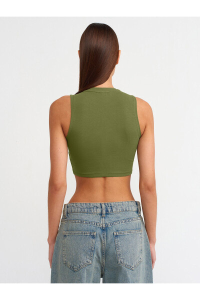 30125 Crop Top-haki - Haki - 18