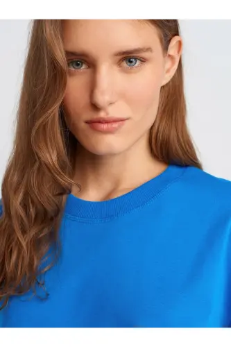 30312 Decorative Stitch Bicycle Collar Tshirt-Saks-Saks - 4