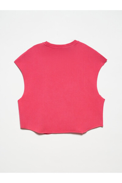 30355 Bosma Tafsilotli Yuvish mumkin Top-Fuksiya - 11