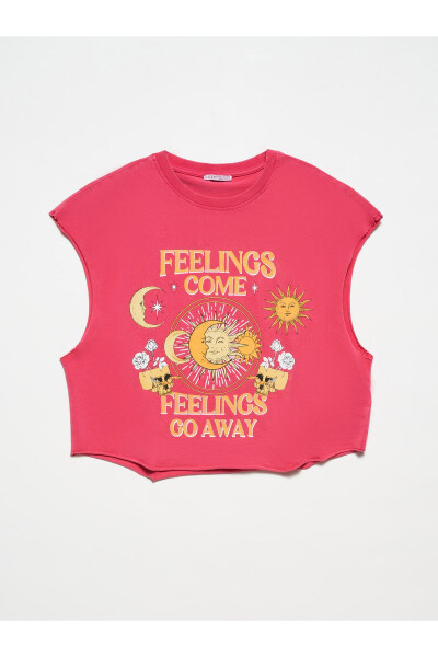 30355 Print Detailed Washable Top-Fuchsia - 4