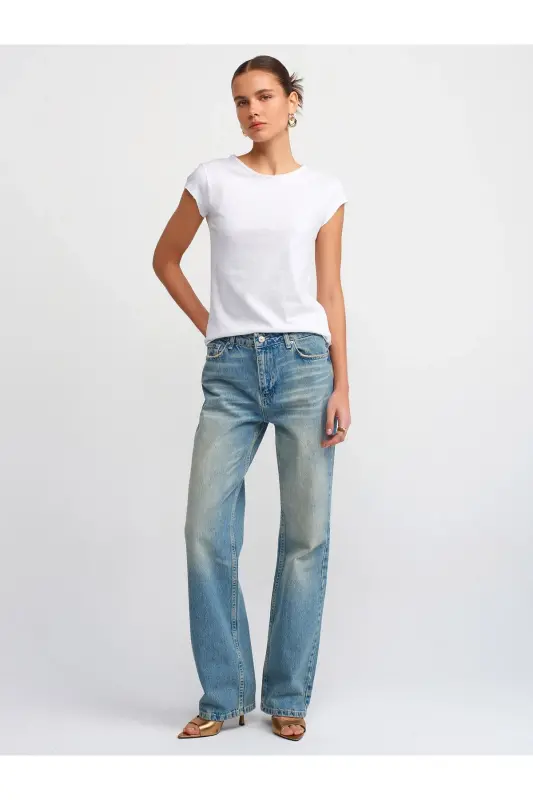 30699 Cotton T-shirt-White-White - 3