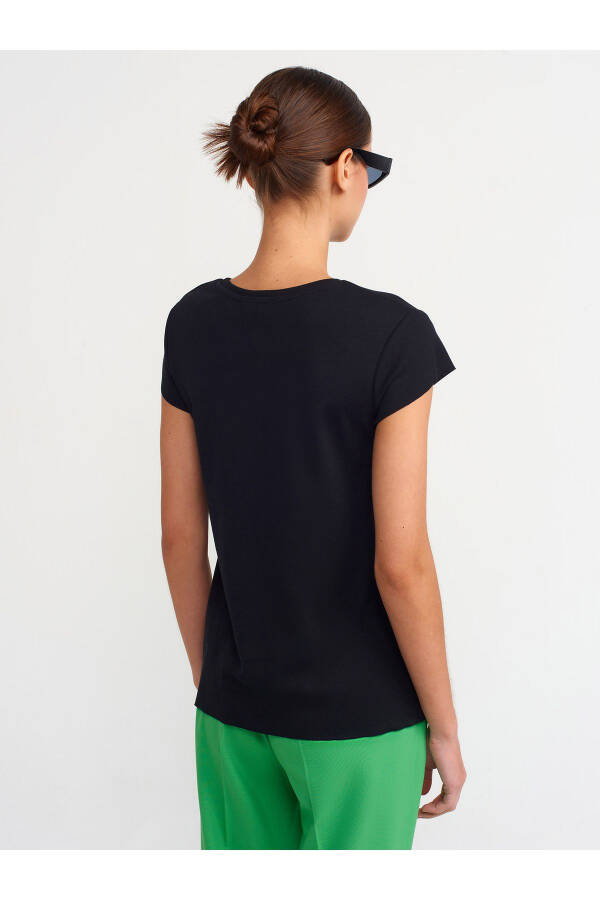 30719 Cycling Collar T-shirt - Black - 6