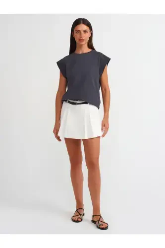 30724 Cotton T-shirt-Anthracite-Anthracite - 3