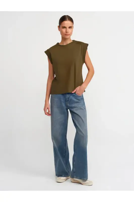 30724 Cotton T-shirt-Khaki-Khaki - 1