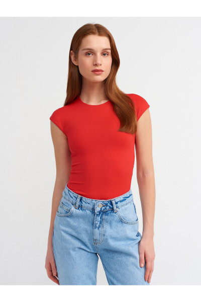 30856 Poliamid T-shirt-K.Kırmızı-K.Kırmızı - 13