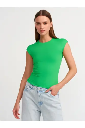 30856 Polyamide T-shirt-Green-Green 