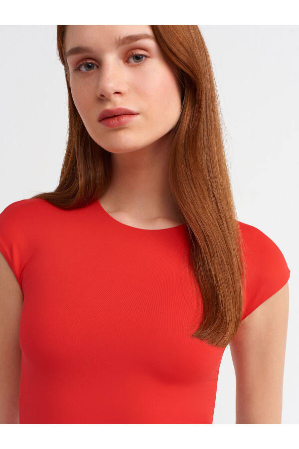 30856 Polyamide T-shirt - K.Red - 8