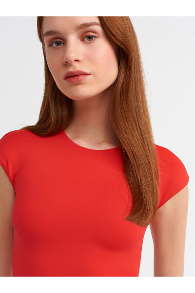 30856 Polyamide T-shirt - K.Red - 4