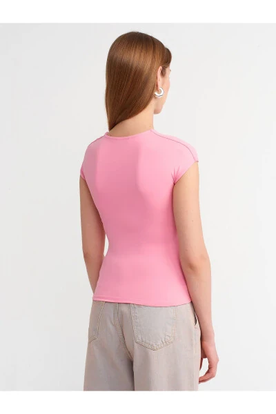 30856 Polyamide T-shirt - Pink - DILVIN (1)
